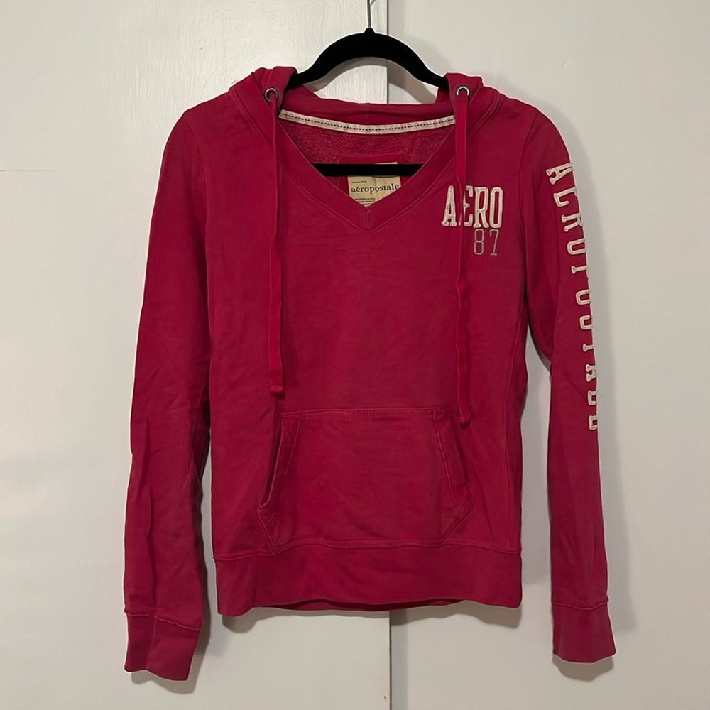 Y2K Hot Pink Aeropostale Hoodie